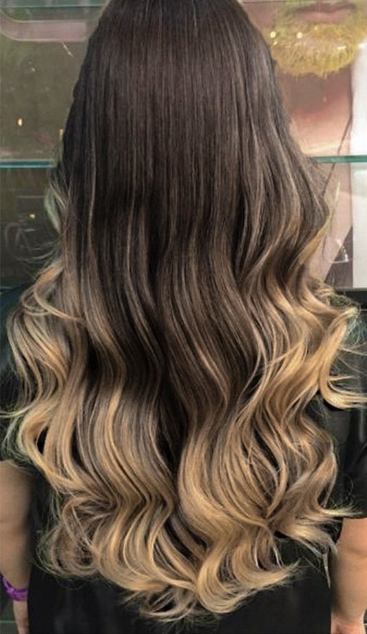Golden Mocha Ombré - Wavy/Curly☕✨