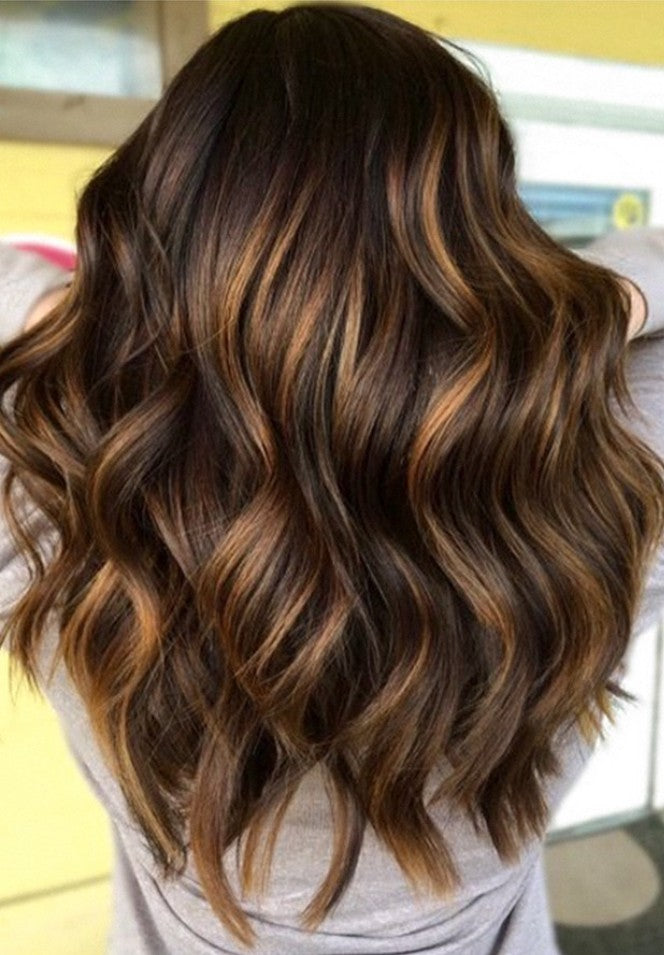 Golden Chestnut Fall - Wavy/Curly