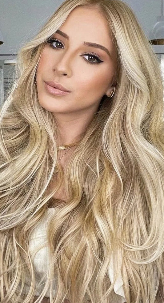 Honey Ice Blonde Curly/Wavy🍯❄️✨