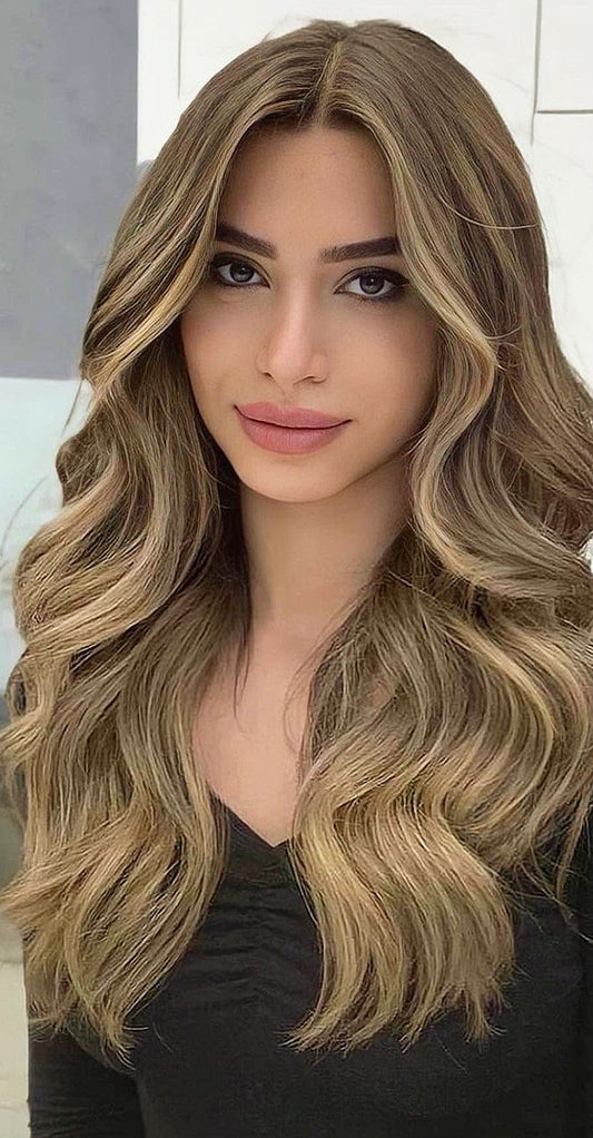 Toasted Almond Glow - Wavy/Curly🌰✨